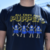 T-shirt with print 4 types of European police officers all cops are puppets