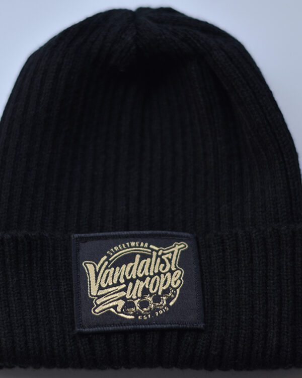 vandalist black beanie