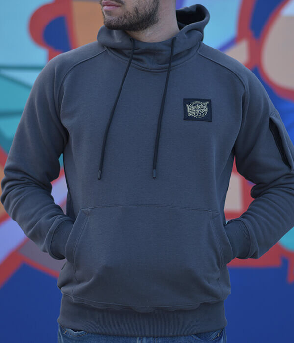 vandalist dark gray hoodie