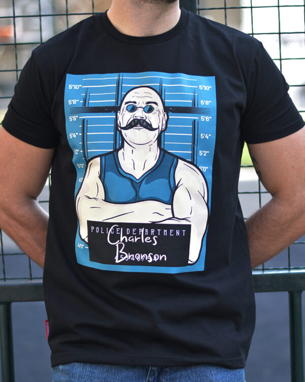 charles bronson t-shirt black vandalist europe wear