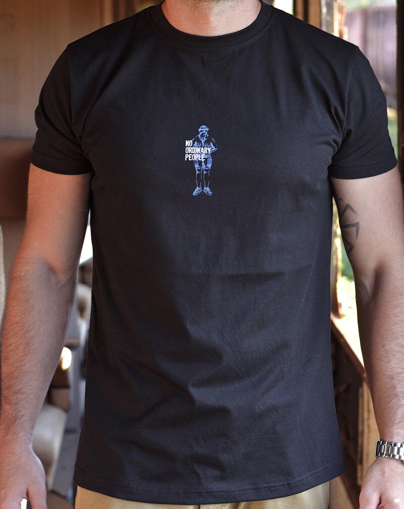 vandalist no ordinary people black t-shirt
