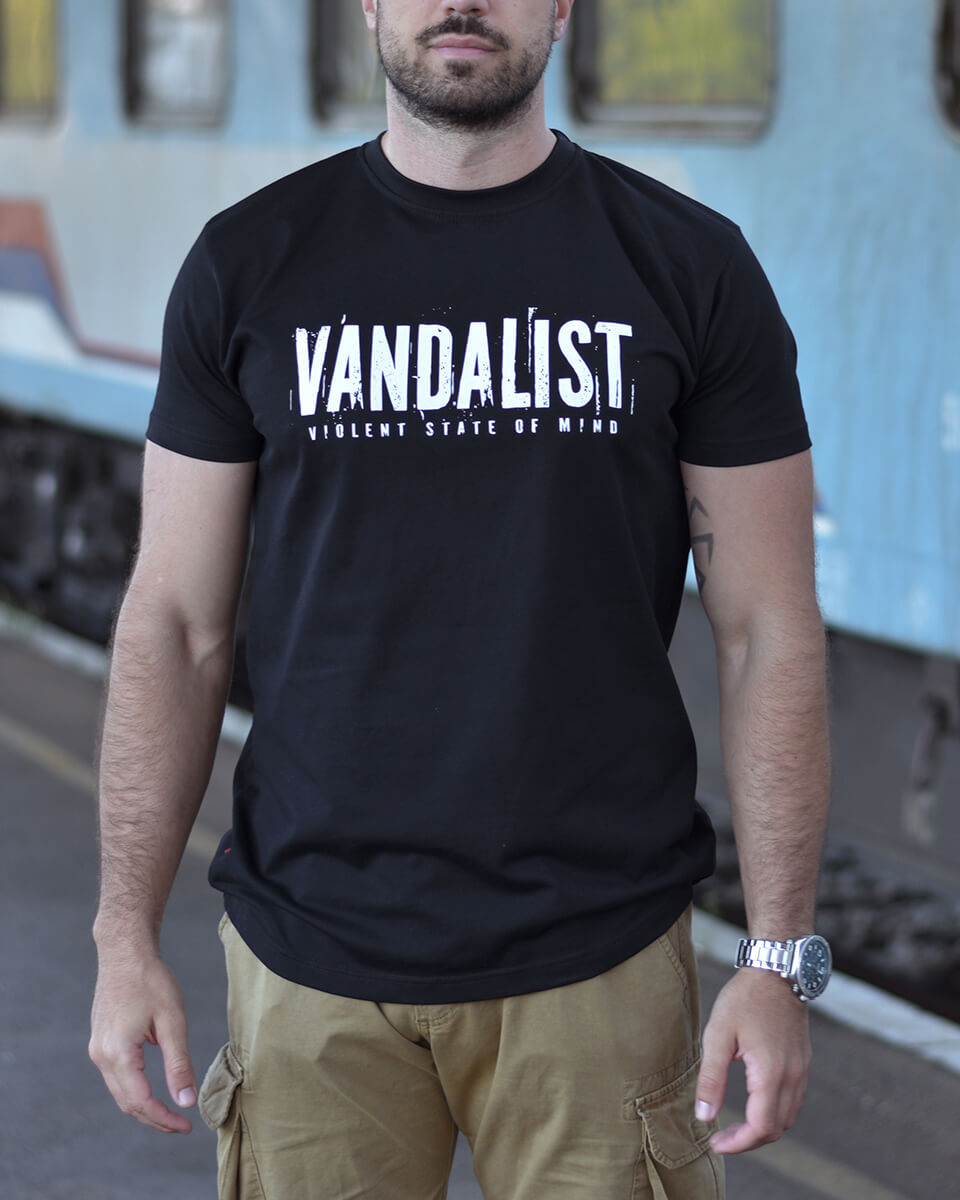 vandalist violent state of mind black t-shirt