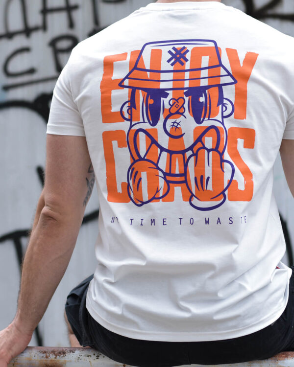 enjoy chaos vandalist off white t-shirt